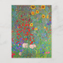 Search for gustav klimt flower garden postcards Floral