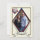Search for baseball save the dates Vintage