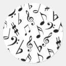 Search for black white music stickers Musician
