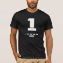 Search for number 1 tshirts Typography