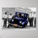 Search for black and white car posters Vintage