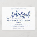 Recherche de navy rehearsal dinner invitations Typographie