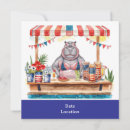 Search for hippos square invitations Party
