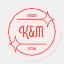 Search for retro wedding stickers Fun