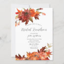Search for rustic bridal luncheon invitations Autumn