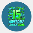 Search for 15 stickers Old