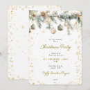 Search for pine tree christmas invitations Gold
