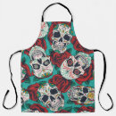 Search for day of the dead aprons Skull