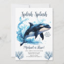 Search for splash birthday invitations Let's make a splash