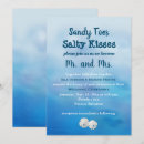 Search for sand dollar wedding invitations Blue
