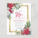 Search for rose gold 70th birthday invitations Adult