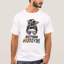 Search for autism aunt tshirts Auntie