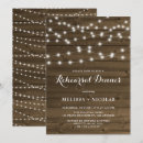 Recherche de rustic répétition dîner invitations Bois