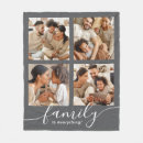 Search for family photo collage blankets Cute