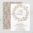 Search for dried florals baby shower invitations Boho