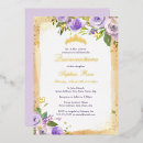 Recherche de papillon pourpre invitations Quinceanera violette