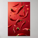 Recherche de poivrons posters Rouge