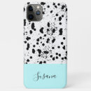 Recherche de chien noir et blanc iphone coques Abstrait