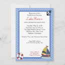 Recherche de douche nuptiale bateau invitations Voile