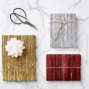 Search for red and silver christmas wrapping paper Stripes