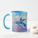 Search for happy dolphin mugs Blue
