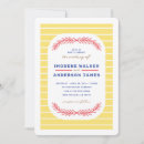 Search for colourful wedding reception invitations Stylish