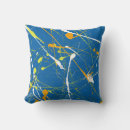 Recherche de peinture originale coussins Bleu