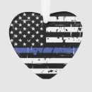 Search for thin blue line ornaments Leo