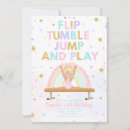Search for jump and play birthday invitations Girl