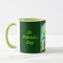 Search for shamrock clover mugs Leprechaun