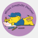 Search for creative round stickers Kids