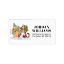 Search for tigger return address labels Christmas tree