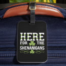 Recherche de st patrick bagages étiquettes Leprechaun