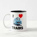 Search for love trains mugs Heart