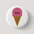 Search for ice cream cone buttons Pink