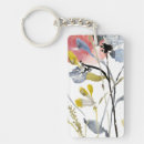Search for flower keychains Watercolors