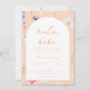 Search for peach baby shower invitations Bloom