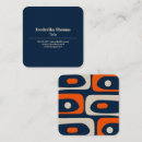 Search for mid century business cards Atomic era