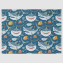 Search for sharks tissue paper Blue