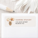 Search for canning return address labels Teddy bear baby shower