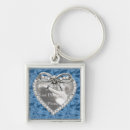 Search for diamond shape keychains Heart