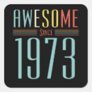 Search for made in 1973 stickers Retro