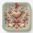 Recherche de valentines day paper assiettes Xoxo