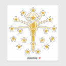 Search for indiana flag stickers Stars