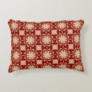 Search for red and beige pillows Flowers