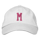 Search for initial embroidered hats Monogrammed