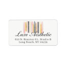 Search for hair stylist return address labels Blush pink