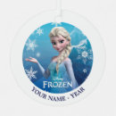 Search for winter wonderland ornaments Elsa holiday keepsake