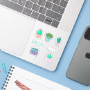 Search for kawaii cactus stickers Green