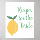 Recherche de lemon bridal shower posters Agrumes